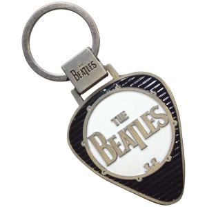Beatles - Drum Logo Plectrum Keychain in der Gruppe MERCHANDISE / Merch / Pop-Rock bei Bengans Skivbutik AB (5583879)