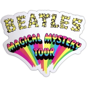 Beatles - Magical Mystery Tour Logo Embossed Magnet in der Gruppe MERCHANDISE / Merch / Pop-Rock bei Bengans Skivbutik AB (5583882)
