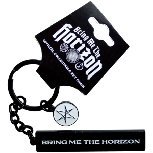Bring Me The Horizon - Text Logo 6-Point Star Charm Keychain in der Gruppe MERCHANDISE / Merch / Hårdrock bei Bengans Skivbutik AB (5583890)