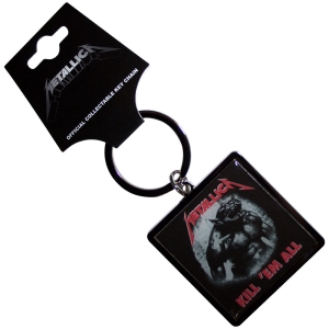 Metallica - Kill Em All / Jump In The Fire Keychain in der Gruppe MERCHANDISE / Merch / Hårdrock bei Bengans Skivbutik AB (5583915)