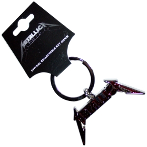 Metallica - Bright Red Logo Keychain in der Gruppe MERCHANDISE / Merch / Hårdrock bei Bengans Skivbutik AB (5583923)