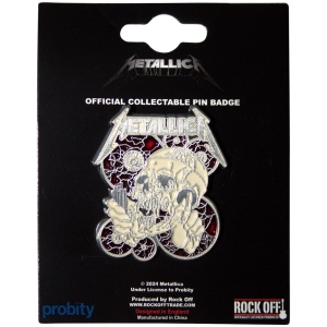 Metallica - The Shortest Straw Pin Badge in der Gruppe MERCHANDISE / Merch / Hårdrock bei Bengans Skivbutik AB (5583928)