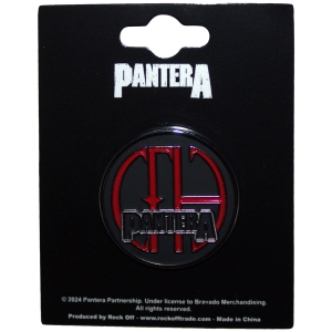Pantera - Cowboys From Hell Logo Pin Badge in der Gruppe MERCHANDISE / Merch / Hårdrock bei Bengans Skivbutik AB (5583935)