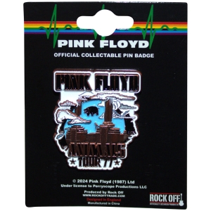 Pink Floyd - Animals Tour 77 Pin Badge in der Gruppe MERCHANDISE / Merch / Pop-Rock bei Bengans Skivbutik AB (5583939)