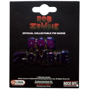 Rob Zombie - Multicoloured Logo Pin Badge in der Gruppe MERCHANDISE / Merch / Hårdrock bei Bengans Skivbutik AB (5583954)