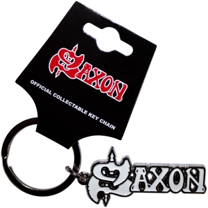 Saxon - White Logo Keychain in der Gruppe MERCHANDISE / Merch / Hårdrock bei Bengans Skivbutik AB (5583956)