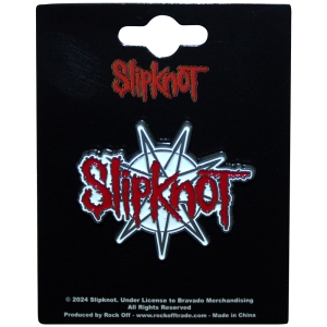 Slipknot - 9-Point Star Logo Pin Badge in der Gruppe MERCHANDISE / Merch / Hårdrock bei Bengans Skivbutik AB (5583959)