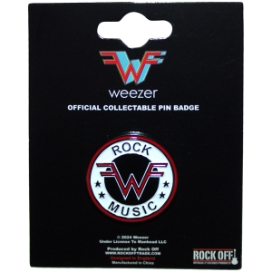 Weezer - Rock Music Emblem Pin Badge in der Gruppe MERCHANDISE / Merch / Pop-Rock bei Bengans Skivbutik AB (5583963)