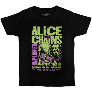 Alice In Chains - Unplugged Dog Uni Bl T-Shirt in der Gruppe MERCHANDISE / T-shirt / Pop-Rock bei Bengans Skivbutik AB (5583969r)
