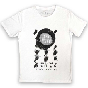 Alice In Chains - Oscilloscope Uni Wht T-Shirt in der Gruppe MERCHANDISE / T-shirt / Pop-Rock bei Bengans Skivbutik AB (5583971r)