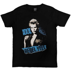Billy Idol - Rebel Yell Blue Uni Bl T-Shirt in der Gruppe MERCHANDISE / T-shirt / Pop-Rock bei Bengans Skivbutik AB (5583982r)