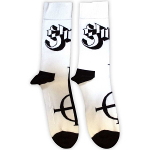 Ghost - Symbol Mono Uni Wht Socks (Size 40-44) in der Gruppe MERCHANDISE / Merch / Hårdrock bei Bengans Skivbutik AB (5586281)
