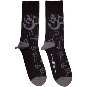 Ghost - Symbol Pattern Uni Bl Socks (Size 40-44) in der Gruppe MERCHANDISE / Merch / Hårdrock bei Bengans Skivbutik AB (5586282)