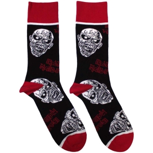 Iron Maiden - Eddie Skulls Uni Bl Socks (Size 40-44) in der Gruppe MERCHANDISE /  /  bei Bengans Skivbutik AB (5586287)