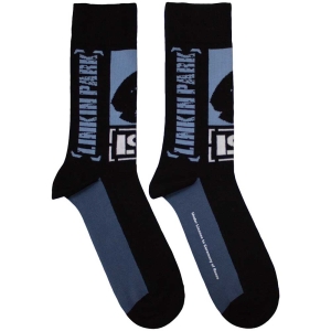 Linkin Park - Crouching Uni Bl Socks (Size 40-44) in der Gruppe MERCHANDISE / Merch / Hårdrock bei Bengans Skivbutik AB (5586289)