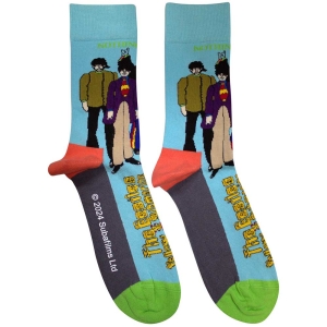 Beatles - Yellowsubmarine Sub & Band Uni Lht Blue Socks (Size 40-44) in der Gruppe MERCHANDISE / Merch / Pop-Rock bei Bengans Skivbutik AB (5586305)