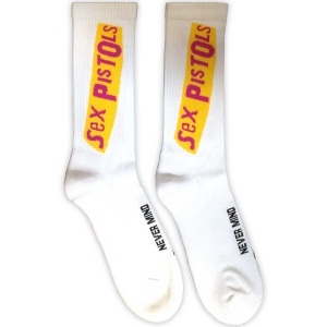 Sex Pistols - Nmtb Uni Wht Socks (Size 40-44) in der Gruppe MERCHANDISE / Merch / Punk bei Bengans Skivbutik AB (5586306)