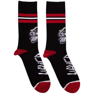 Slayer - Skull Helmet Uni Bl Socks (Size 40-44) in der Gruppe MERCHANDISE / Merch / Hårdrock bei Bengans Skivbutik AB (5586313)