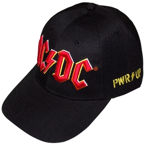 Ac/Dc - Pwr Up & Logo Bl Baseball Cap in der Gruppe MERCHANDISE / Merch / Hårdrock bei Bengans Skivbutik AB (5586316)