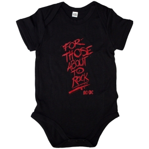 Ac/Dc - For Those About To Rock Toddler Bl Babygrow in der Gruppe MERCHANDISE / Merch / Hårdrock bei Bengans Skivbutik AB (5586325r)