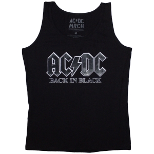 Ac/Dc - Back In Black Lady Bl Tank Top in der Gruppe MERCHANDISE / T-shirt / Hårdrock bei Bengans Skivbutik AB (5586328r)