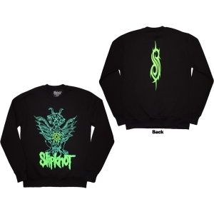 Slipknot - Green Demon Uni Bl Sweatshirt in der Gruppe MERCHANDISE / Kapuzenpullover / Hårdrock bei Bengans Skivbutik AB (5586337r)