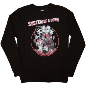 System Of A Down - Mushroom People Uni Bl Sweatshirt in der Gruppe MERCHANDISE / Kapuzenpullover / Hårdrock bei Bengans Skivbutik AB (5586338r)