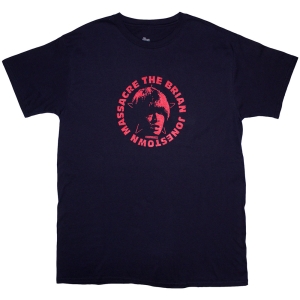 Brian Jonestown Massacre - Logo Uni Navy T-Shirt in der Gruppe MERCHANDISE / T-shirt / Pop-Rock bei Bengans Skivbutik AB (5586393r)