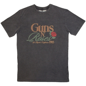 Guns N Roses - California 1985 Stone Wash Uni Char T-Shirt in der Gruppe MERCHANDISE / T-shirt / Hårdrock bei Bengans Skivbutik AB (5586766r)