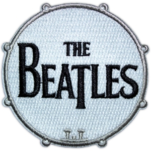 Beatles - Drum Logo Large Woven Patch in der Gruppe MERCHANDISE / Merch / Pop-Rock bei Bengans Skivbutik AB (5587228)