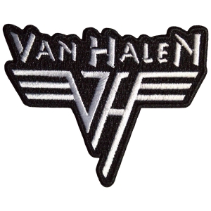 Van Halen - Retro Logo Woven Patch in der Gruppe MERCHANDISE / Merch / Hårdrock bei Bengans Skivbutik AB (5587241)