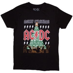 Ac/Dc - Merry Christmas Uni Bl T-Shirt in der Gruppe MERCHANDISE / T-shirt / Hårdrock bei Bengans Skivbutik AB (5587244r)
