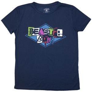 Beastie Boys - Multicolour Logo Lady Denim T-Shirt in der Gruppe MERCHANDISE / T-shirt / Hip Hop-Rap bei Bengans Skivbutik AB (5587250r)