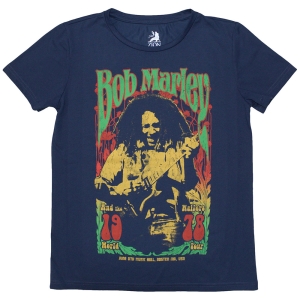 Bob Marley - 1978 Lady Denim T-Shirt in der Gruppe MERCHANDISE / T-shirt / Reggae bei Bengans Skivbutik AB (5587253r)