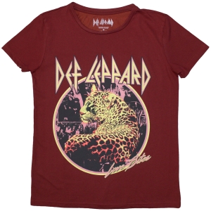 Def Leppard - Love Bites Lady Red T-Shirt in der Gruppe MERCHANDISE / T-shirt / Hårdrock bei Bengans Skivbutik AB (5587259r)