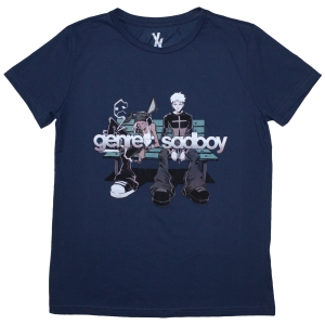 Machine Gun Kelly - Bench Lady Denim T-Shirt in der Gruppe MERCHANDISE / T-shirt / Pop-Rock bei Bengans Skivbutik AB (5587285r)