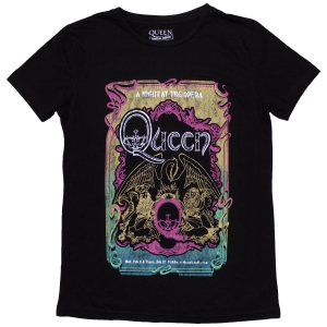 Queen - A Night At The Opera Tour 76 Lady Bl T-Shirt in der Gruppe MERCHANDISE / T-shirt / Pop-Rock bei Bengans Skivbutik AB (5587297r)