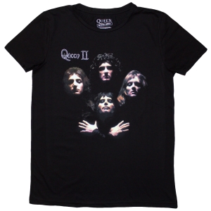 Queen - Bo Rhap Classic Lady Bl T-Shirt in der Gruppe MERCHANDISE / T-shirt / Pop-Rock bei Bengans Skivbutik AB (5587299r)