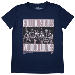 Rolling Stones - Voodoo Skulls Lady Denim T-Shirt in der Gruppe MERCHANDISE / T-shirt / Pop-Rock bei Bengans Skivbutik AB (5587301r)