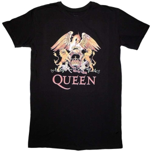 Queen - Classic Crest Lady Bl T-Shirt Dress in der Gruppe MERCHANDISE / T-shirt / Pop-Rock bei Bengans Skivbutik AB (5587395r)