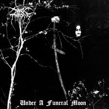 Darkthrone - Split Seams/Vikt Hörn Under A Funeral Moon (Marbled Vinyl) in der Gruppe VINYL / Hårdrock bei Bengans Skivbutik AB (5588342)