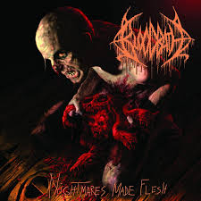 Bloodbath - Split Seams/Vikt Hörn Nightmares Made Flesh (Black Vinyl) in der Gruppe VINYL / Hårdrock bei Bengans Skivbutik AB (5588364)