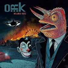O.R.K. - Split Seams/Vikt Hörn Inflamed Rides (Blue) in der Gruppe VINYL / Pop-Rock bei Bengans Skivbutik AB (5588383)