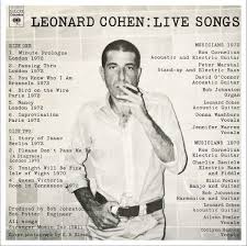 Cohen Leonard - Split Seams/Vikt Hörn Leonard Cohen: Live Songs in der Gruppe VINYL / Pop-Rock bei Bengans Skivbutik AB (5588463)