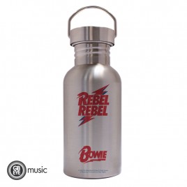 David Bowie - Canteen Steel Bottle - Logo in der Gruppe MERCHANDISE / Merch / Pop-Rock bei Bengans Skivbutik AB (5589201)