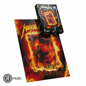 Metallica - Jigsaw Puzzle 1000 Pieces - Fire Demon in der Gruppe MERCHANDISE / Merch / Hårdrock bei Bengans Skivbutik AB (5589203)