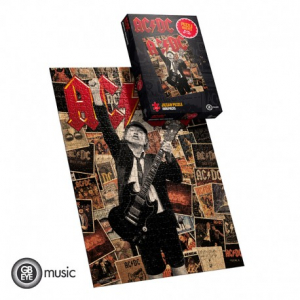 Ac/Dc  - Jigsaw Puzzle 1000 Pieces - Angus Collage in der Gruppe MERCHANDISE / Merch / Hårdrock bei Bengans Skivbutik AB (5589204)