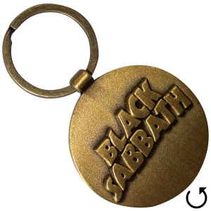 Black Sabbath - 3D Wavy Logo Double-Sided Keychain in der Gruppe MERCHANDISE / Merch / Hårdrock bei Bengans Skivbutik AB (5589216)