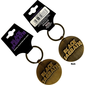 Black Sabbath - 3D Wavy Logo Double-Sided Keychain in der Gruppe MERCHANDISE / Merch / Hårdrock bei Bengans Skivbutik AB (5589216)