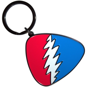 Grateful Dead - Red/Blue Plectrum Keychain in der Gruppe MERCHANDISE / Merch / Pop-Rock bei Bengans Skivbutik AB (5589224)